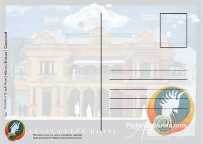Albion: Breakfast Creek Hotel Postcard (A6 Standard or A5 Larger Card / Set of 5) - Physical good