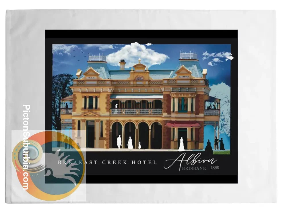 Albion: Breakfast Creek Hotel Tea Towel - Physical good