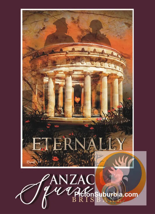 Brisbane CBD: ANZAC Square Art Print - Physical good
