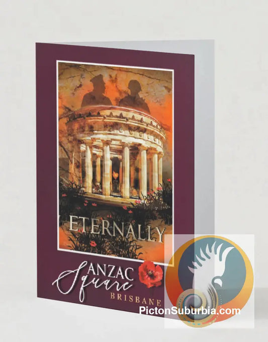 Brisbane CBD: ANZAC Square Greeting card Pack/ set of 5 - Physical good