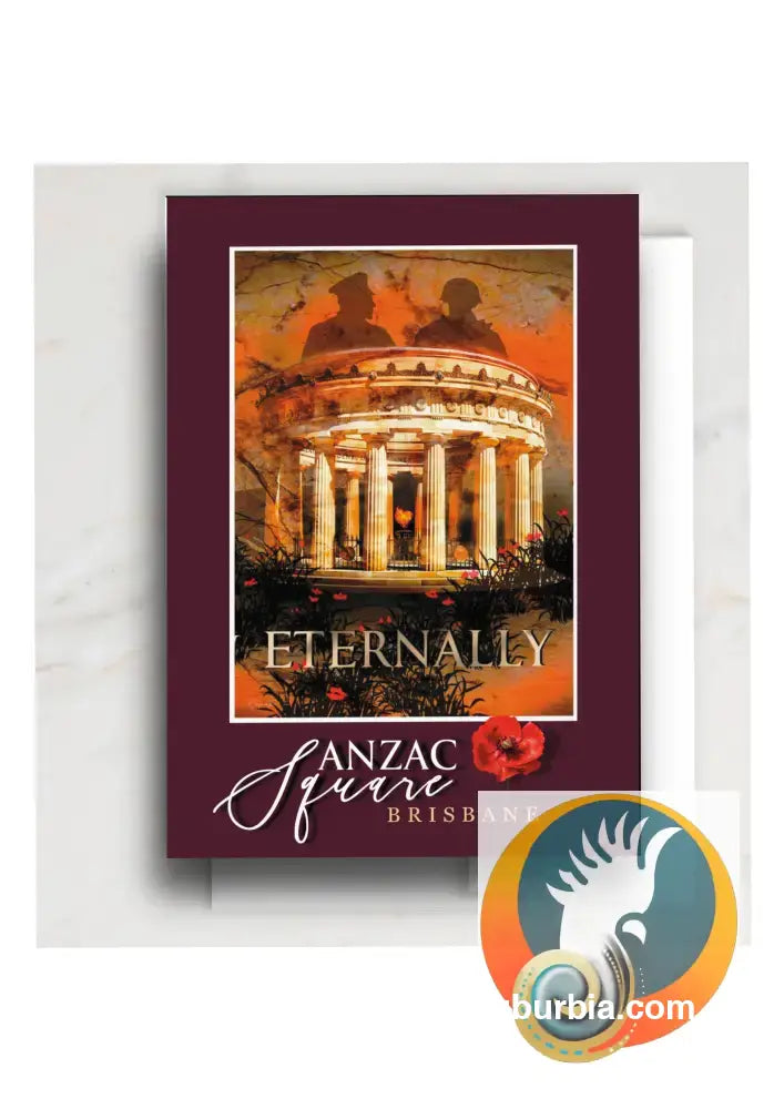 ANZAC Square Brisbane Postcard Pack / A6 or A5 size / Set of 5 - Physical good
