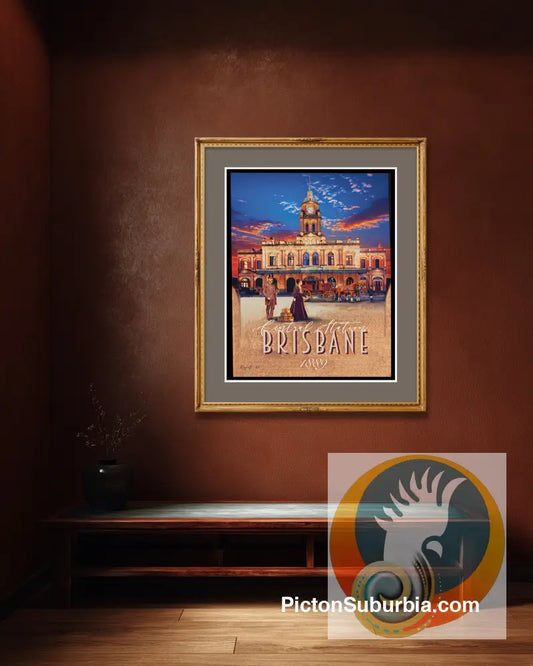 Brisbane CBD: Central Station Art print - Physical good