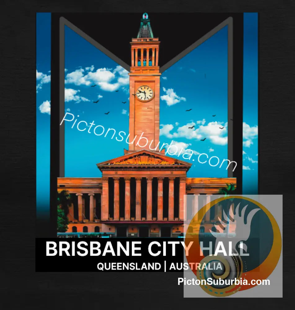 Brisbane CBD: City Hall Tote - Black - Physical good