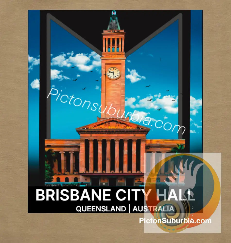 Brisbane CBD: City Hall Tote - Khaki - Physical good