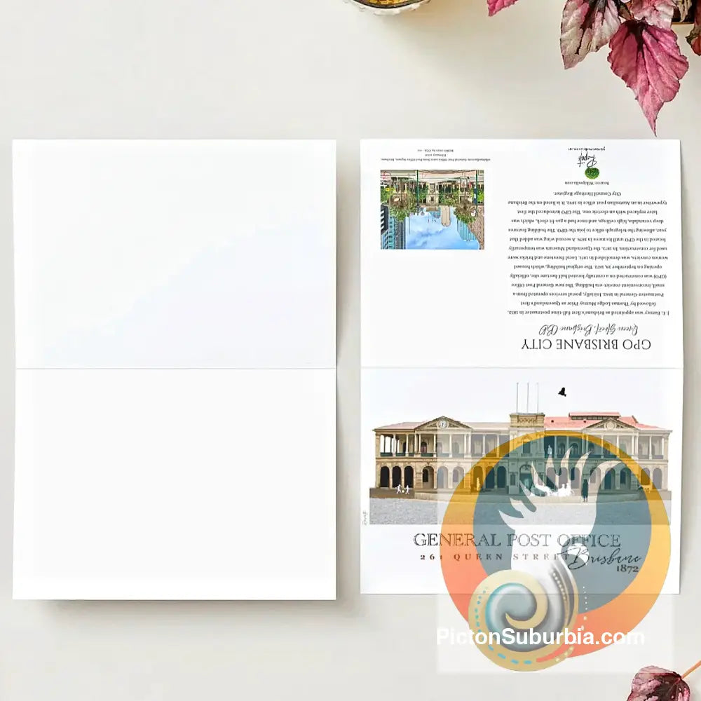 Brisbane CBD: GPO 261 Queen St Greeting Card Pack/ Set of 5 - Physical good