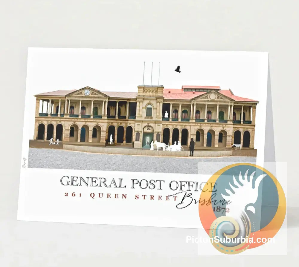 Brisbane CBD: GPO 261 Queen St Greeting Card Pack/ Set of 5 - Physical good