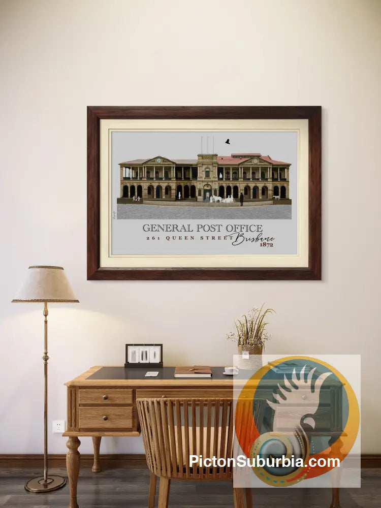 Brisbane CBD: GPO 261 Queen Street Art print - Physical good