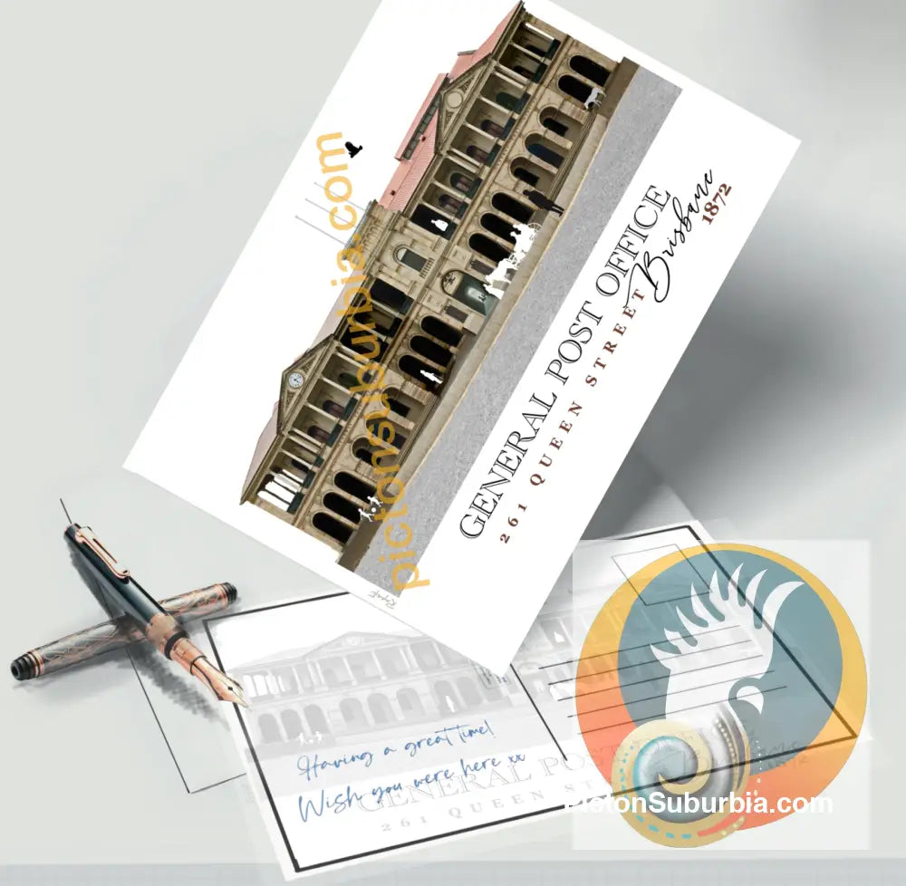 Brisbane CBD: GPO Queen Street: Postcard - Physical good
