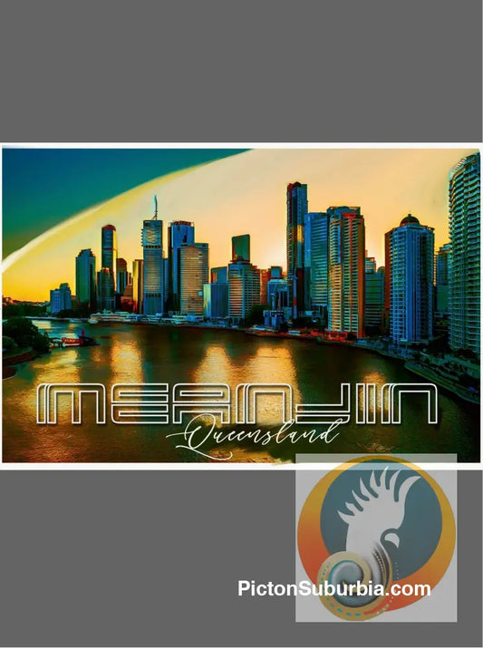 Brisbane CBD: Meanjin “Riverside Skyline” Art Print - Physical good