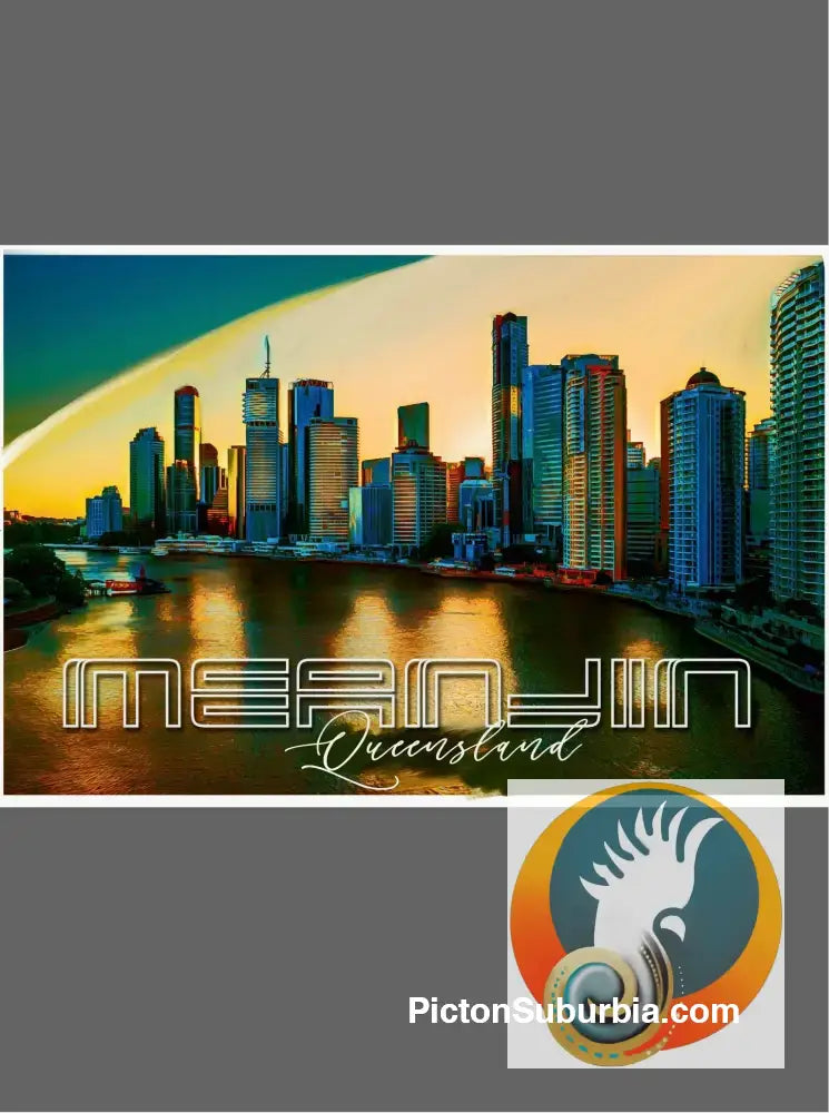Brisbane CBD: Meanjin “Riverside Skyline” Art Print - Physical good