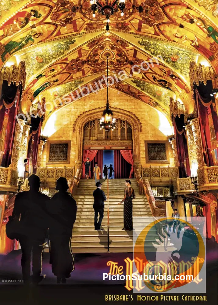 Brisbane CBD: Regent Theatre Postcard Pack/ A6 or A5/ Set of 5 - A6 Standard - Physical good
