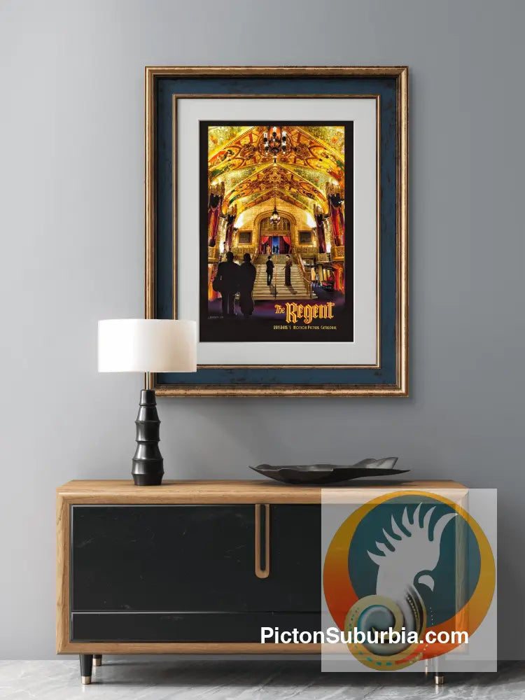 Brisbane CBD: The Regent Theatre 1928-29 Art print. - Art Print