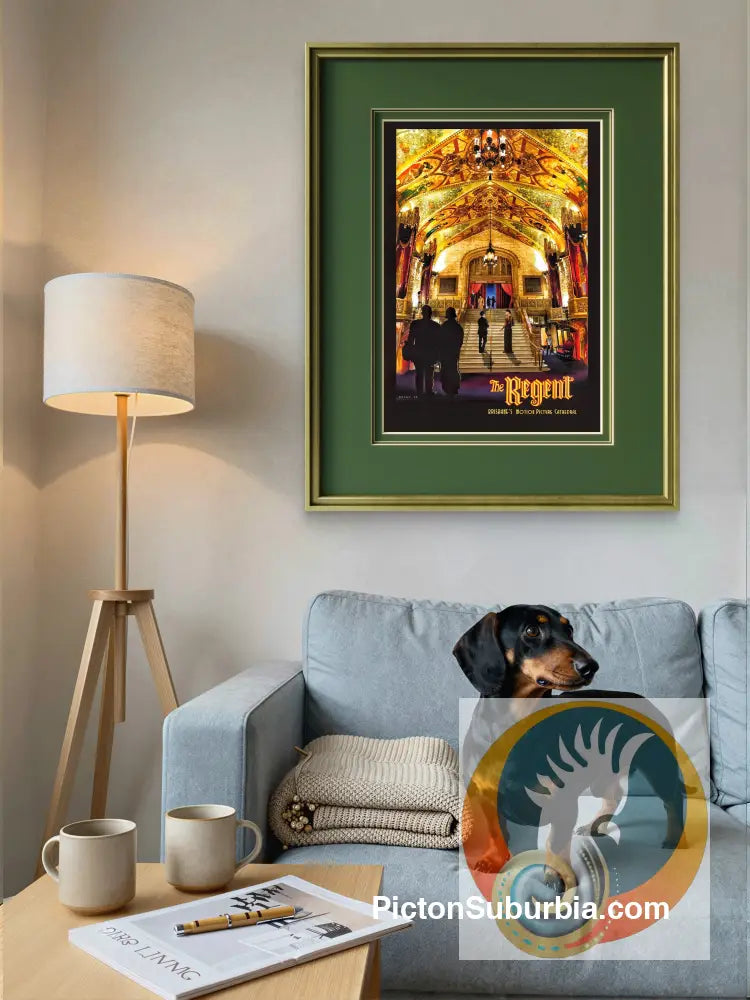 Brisbane CBD: The Regent Theatre 1928-29 Art print. - Art Print
