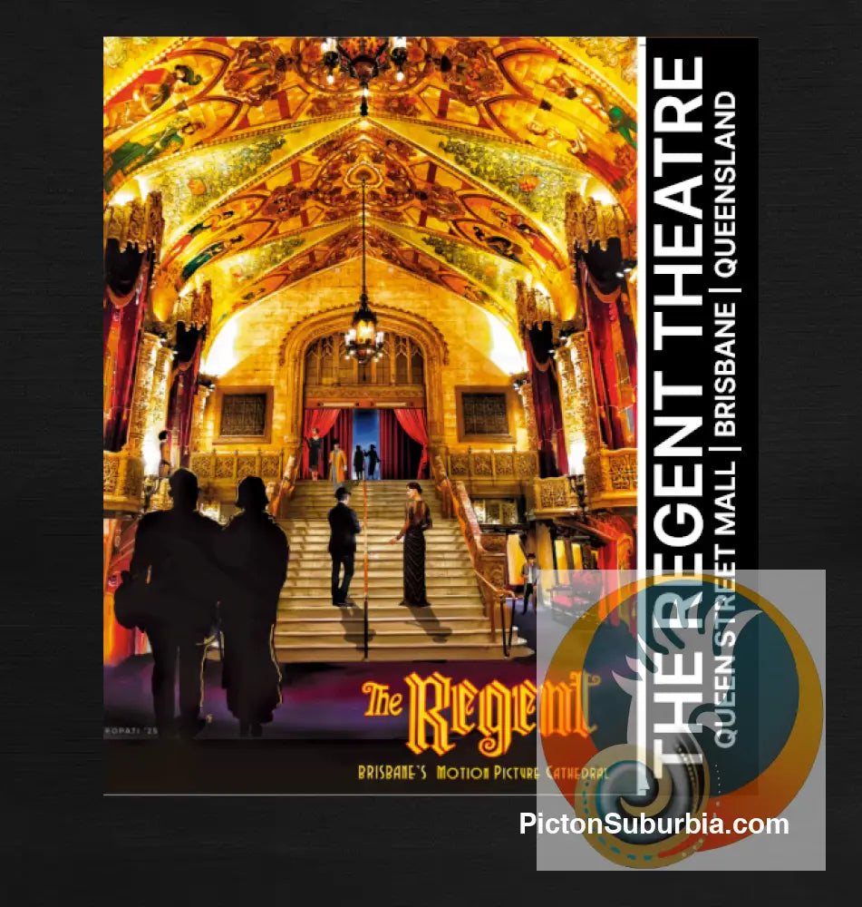 Brisbane CBD: The Regent Theatre Tote - Black - Physical good