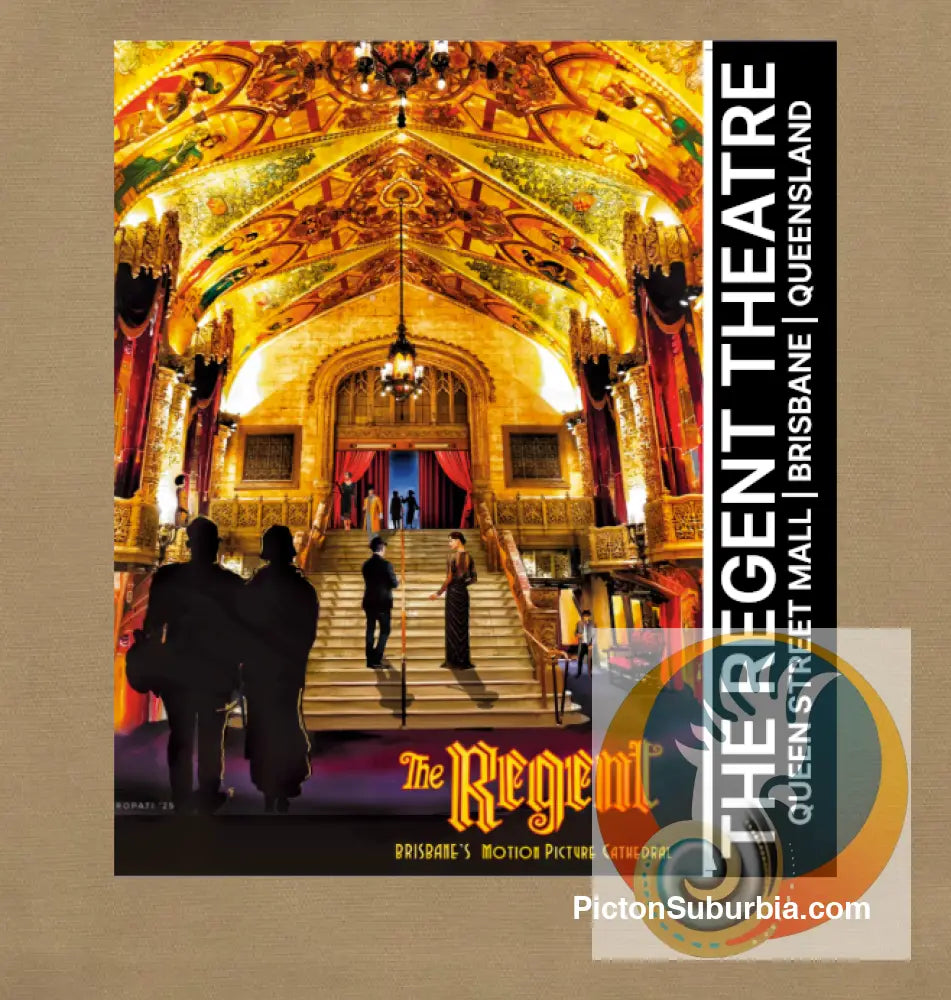 Brisbane CBD: The Regent Theatre Tote - Khaki - Physical good