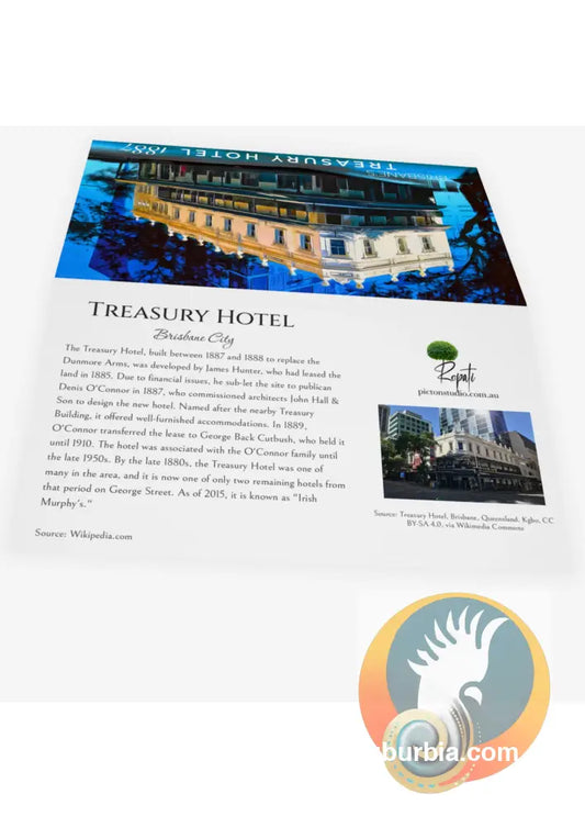 Brisbane CBD: Treasury Hotel - Greeting card Pack / Set of 5 - Physical good
