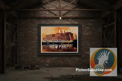 New Farm: Brisbane Powerhouse 1928 - Art print - Art Print