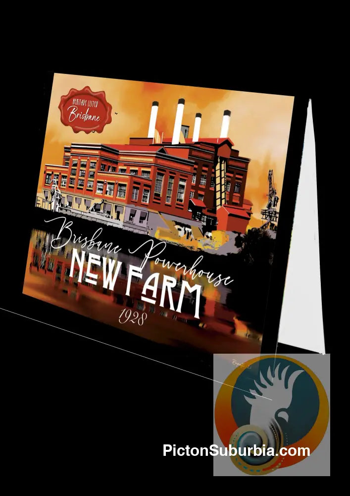 Brisbane Powerhouse: New Farm: - Greeting card Pack / Set of 5 - greeting Card