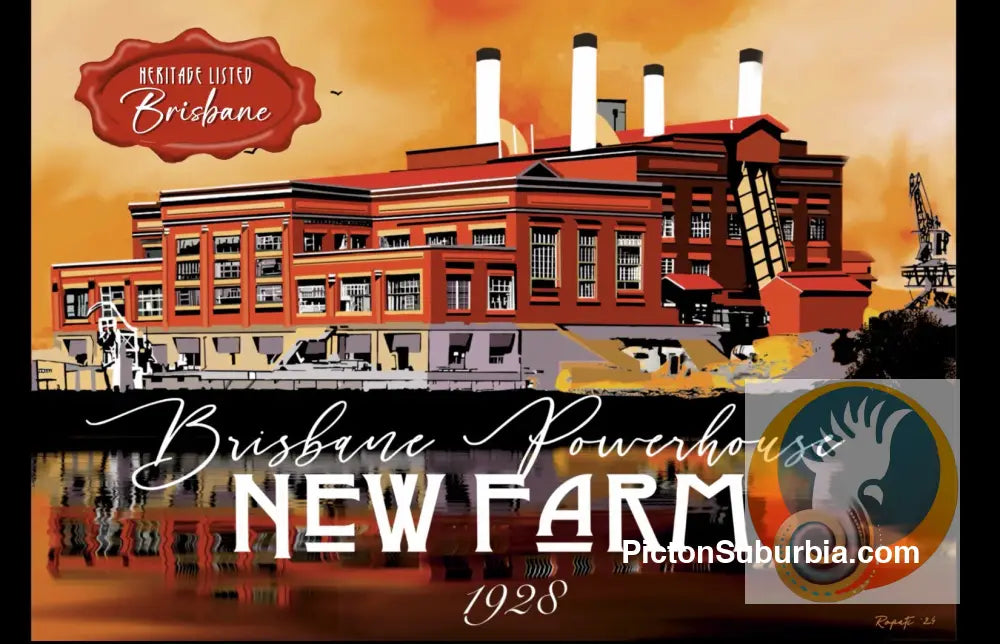 Brisbane Powerhouse: New Farm: - Greeting card Pack / Set of 5 - greeting Card