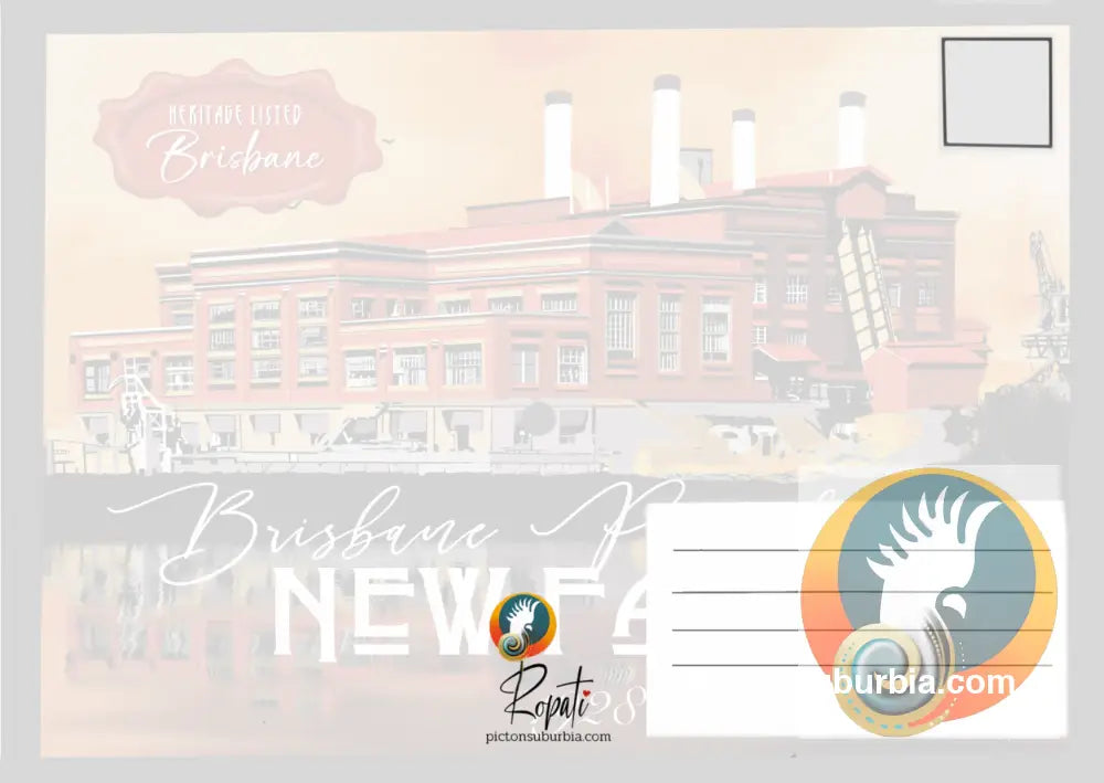 Brisbane Powerhouse Postcard / Set of 5/ A6 or A5 / Postcard
