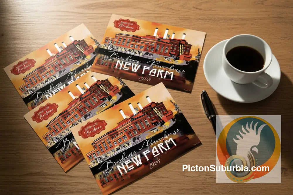 Brisbane Powerhouse Postcard / Set of 5/ A6 or A5 / Postcard