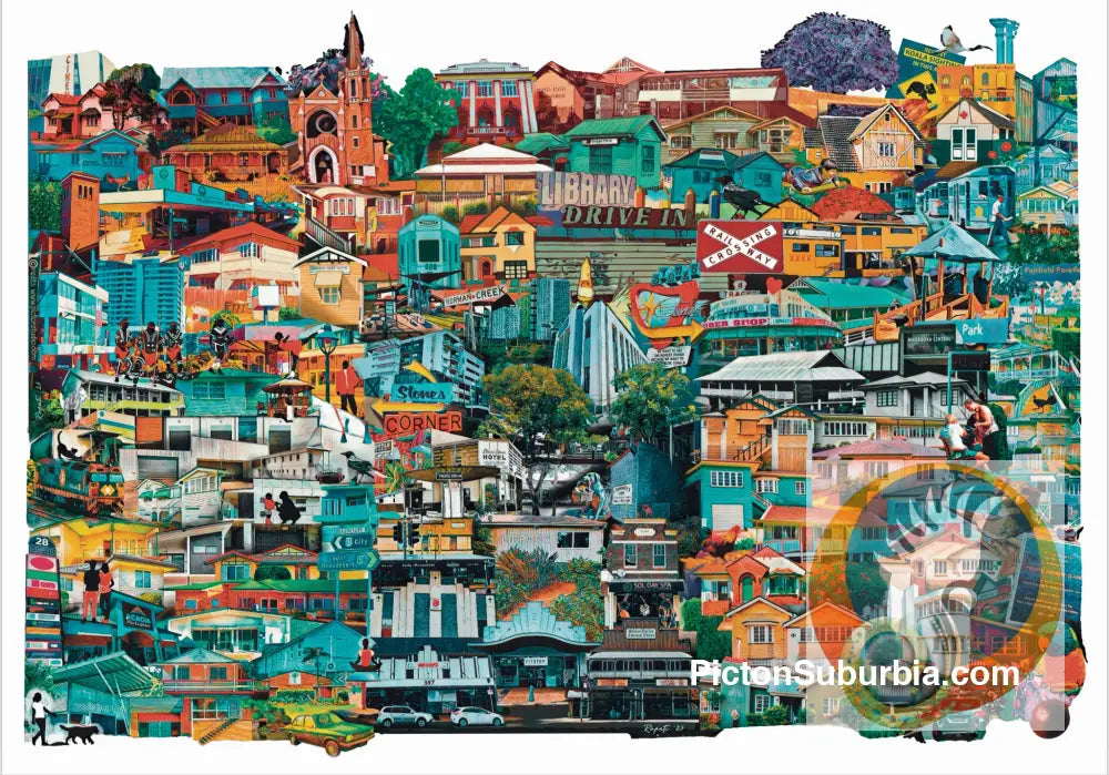 Brisbane Southside Collection 1: Art print - A3 - Art Print