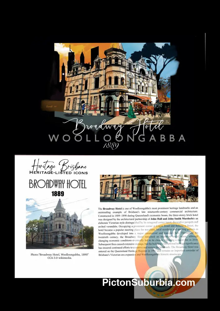 Broadway Hotel Greeting Card Pack / Set of 5 - greeting Card