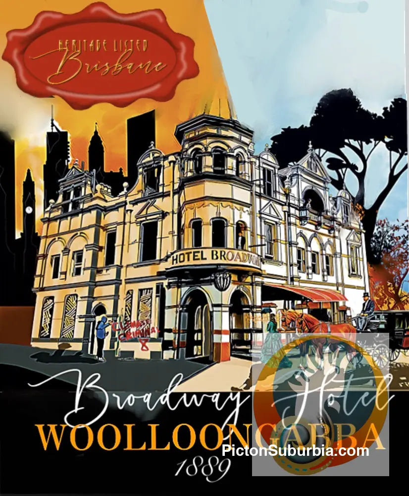 Broadway Hotel: Woolloongabba-Tote - Black - Physical good
