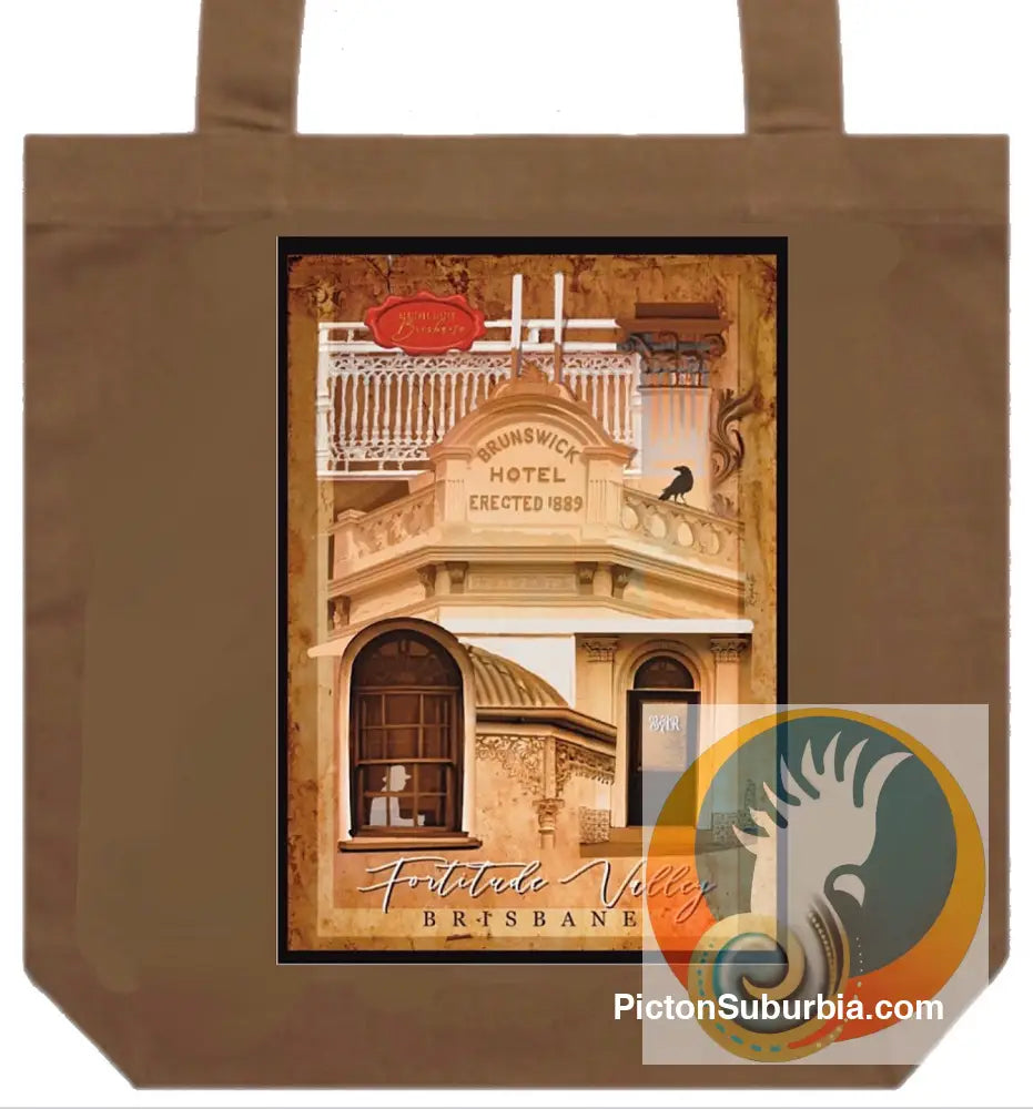 Brunswick Hotel (Collage) Fortitude Valley - Tote - ToteBag