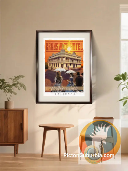 Fortitude Valley: Brunswick Hotel Art print - Physical good