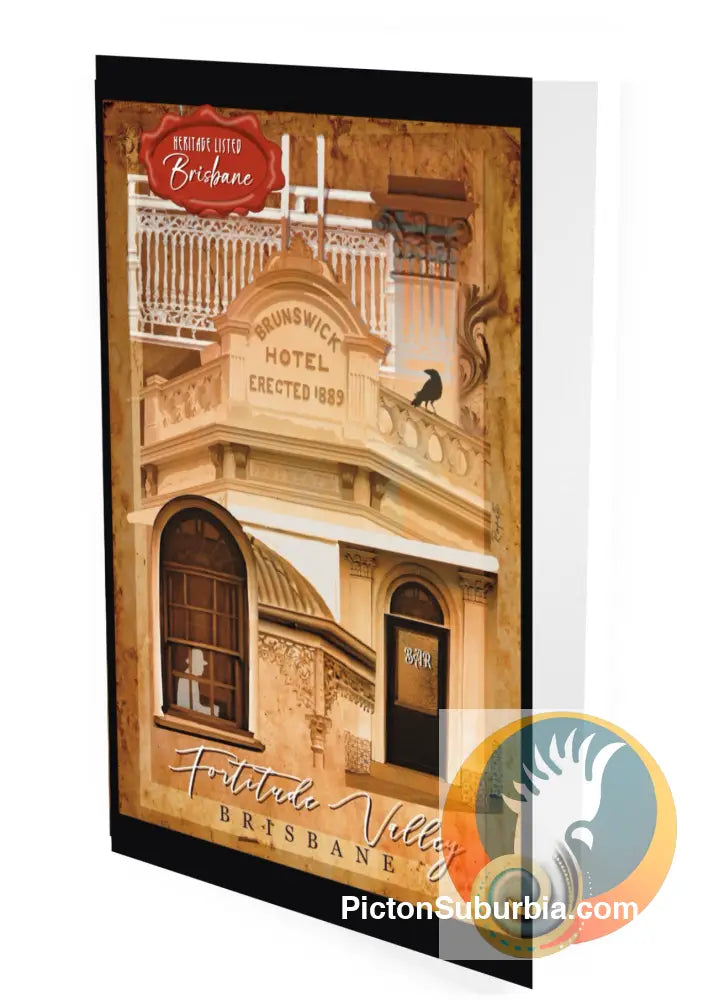 Brunswick Hotel: Fortitude Valley (Collage) - Greeting Card Pack / Set of 5 - Physical good