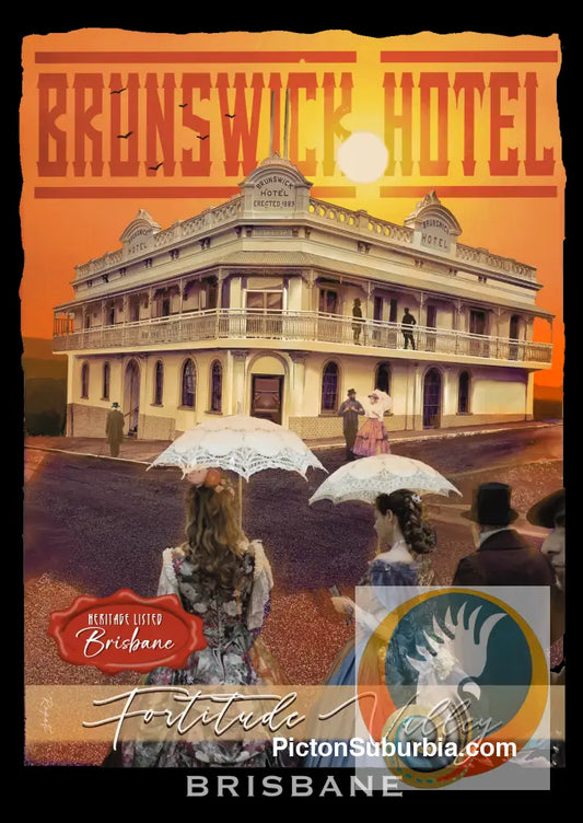 Brunswick Hotel: Fortitude Valley - Postcard. / Set of 5 / A6 or A5 / Physical good