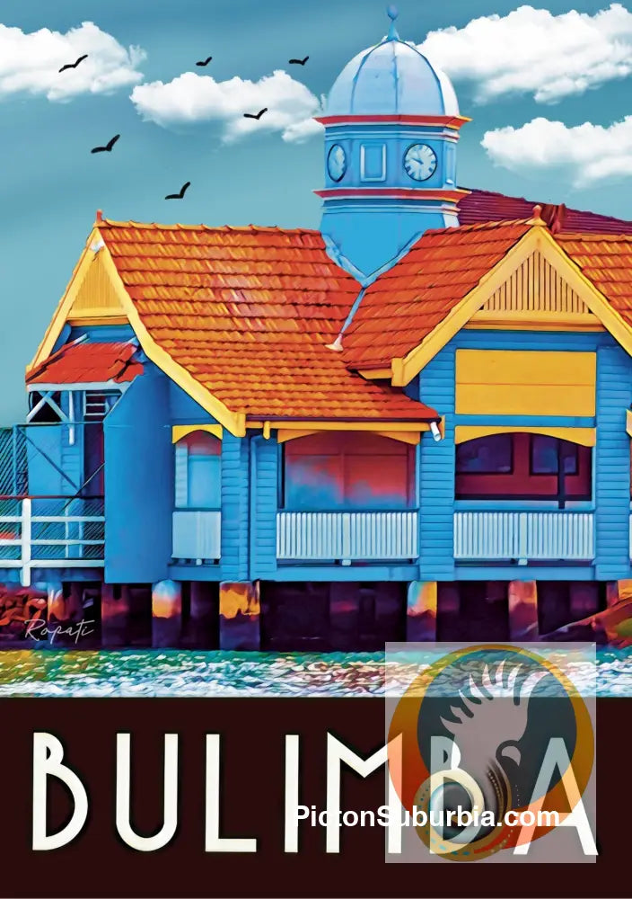 Bulimba: Ferry House- Greeting Card Pack / Set of 5 - greeting Card