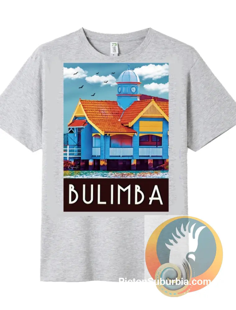 Bulimba: Bulimba Boat Jetty Tee - Marle Grey / M - T-shirt