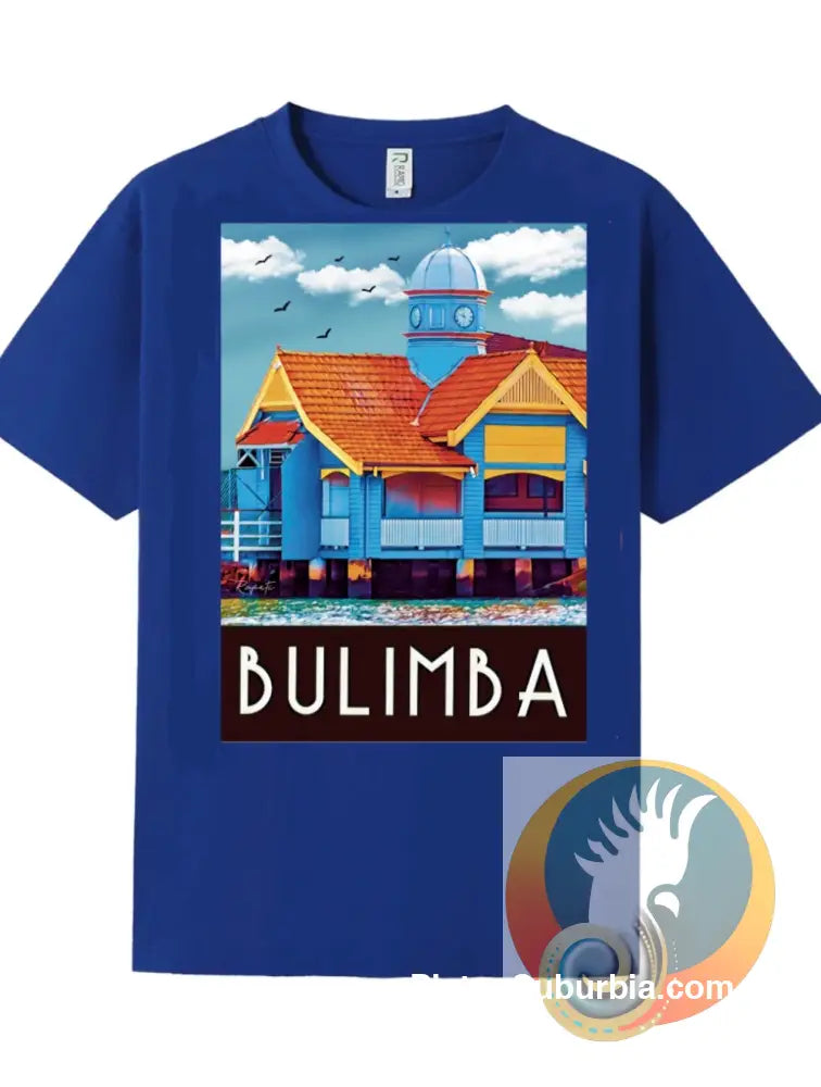 Bulimba: Bulimba Boat Jetty Tee - Royal / M - T-shirt