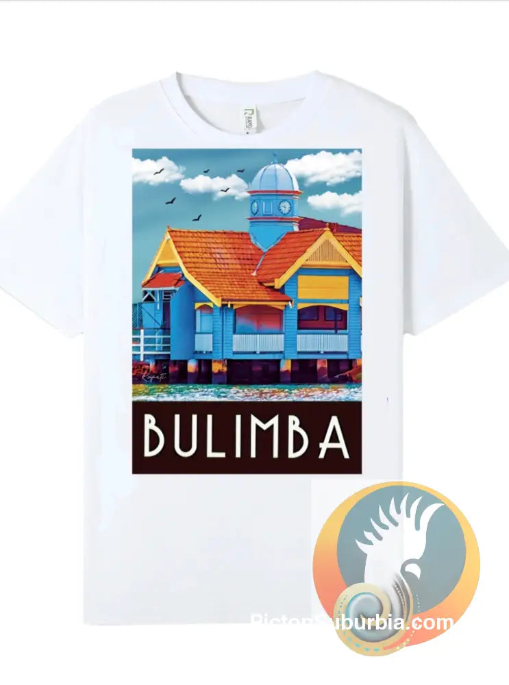 Bulimba: Bulimba Boat Jetty Tee - White / M - T-shirt