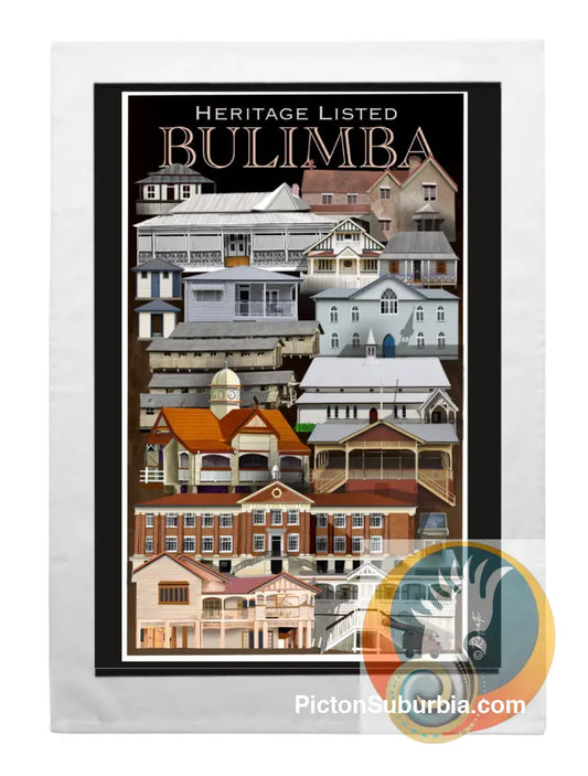Bulimba Heritage Listed -Tea Towel - Tea Towel