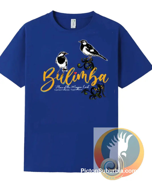 Bulimba: Bulimba Magpie Lark Tee - Royal / M - T-shirt