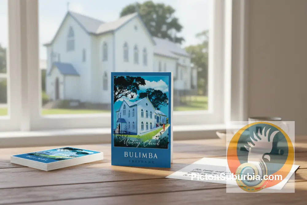 Bulimba: Bulimba Uniting Church 1866 - Greeting Card Pack / Set of 5 - greeting Card