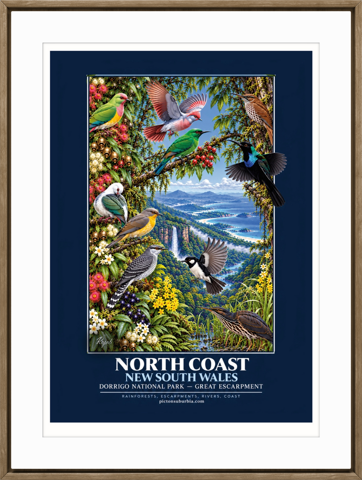 Terra Australis: Art Print: NSW - “North Coast”