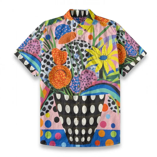 All-Over Print Men’s Breathable Shirt|140GSM Slub Cotton