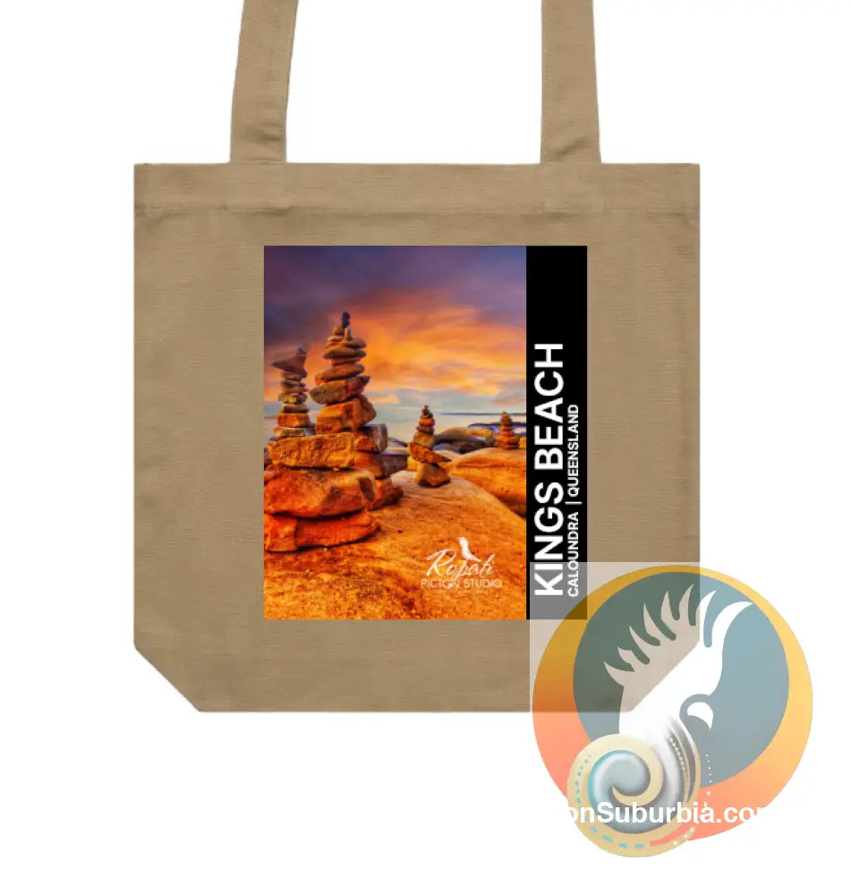 Caloundra: Kings Beach Tote - Khaki - Physical good