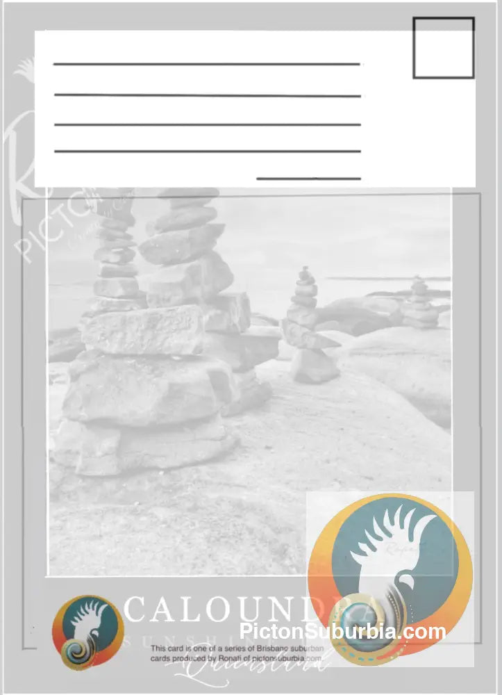 Caloundra: Rock Stacks King Beach Postcard Pack / Set of 5 / A5 or A6 - Physical good