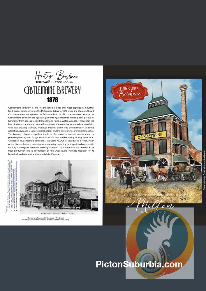 Castlemaine Brewery- Greeting card Pack / Set of 5 - greeting Card