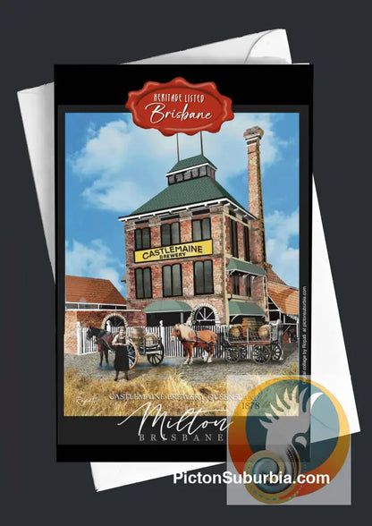 Castlemaine Brewery- Greeting card Pack / Set of 5 - greeting Card