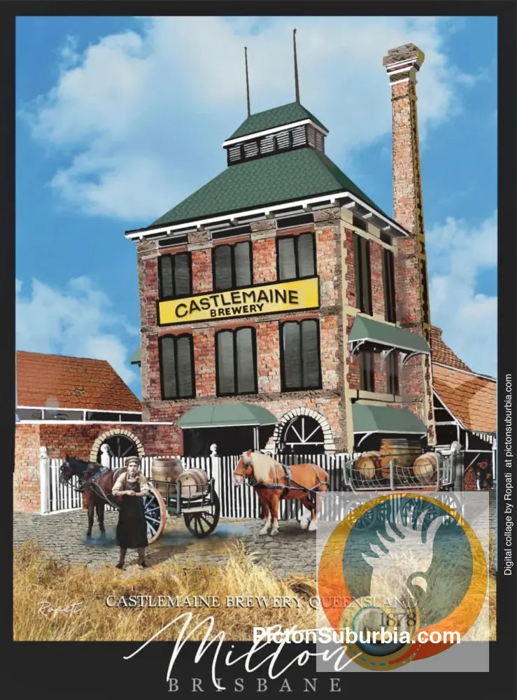 Castlemaine Brewery: Milton - Tea Towel - Tea Towel