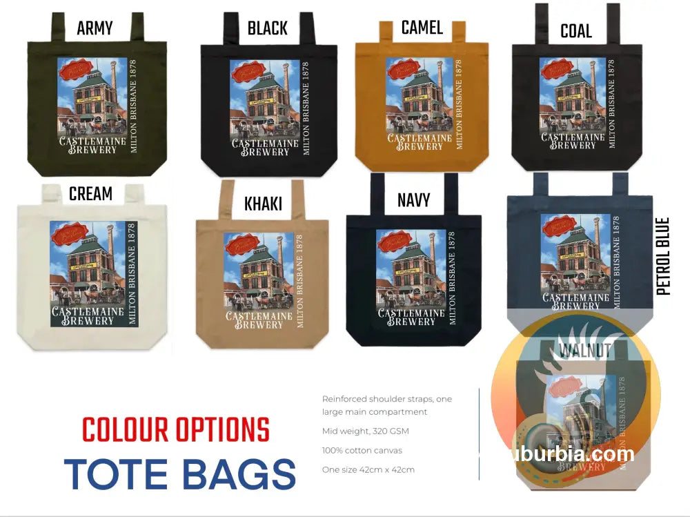 Castlemaine Brewery Milton - Tote - Cream - ToteBag