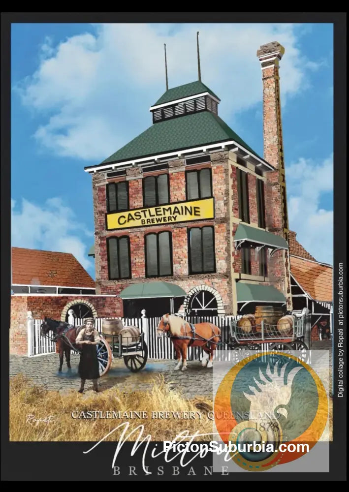 Castlemaine Brewery Postcard: (A6 Standard or A5 Larger Card / Set of 5) - A6 Standard - Postcard