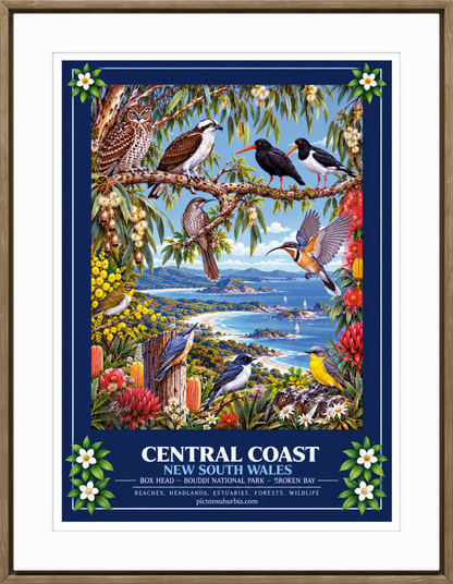 Terra Australis: Art Print: NSW - “Central Coast”