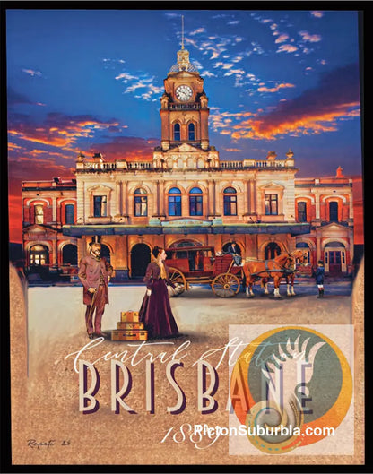 Central Station: Brisbane CBD -Tote - Black - ToteBag